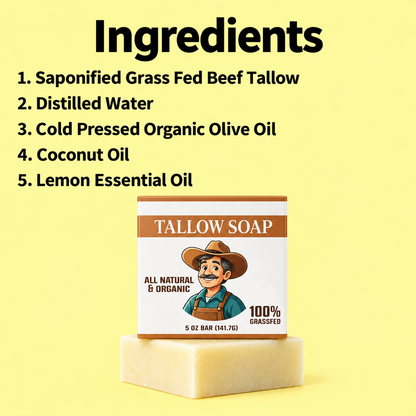 Tallow Soap Bar