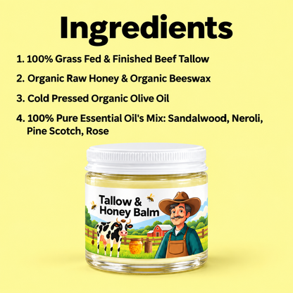 Tallow & Honey Balm - 2 oz