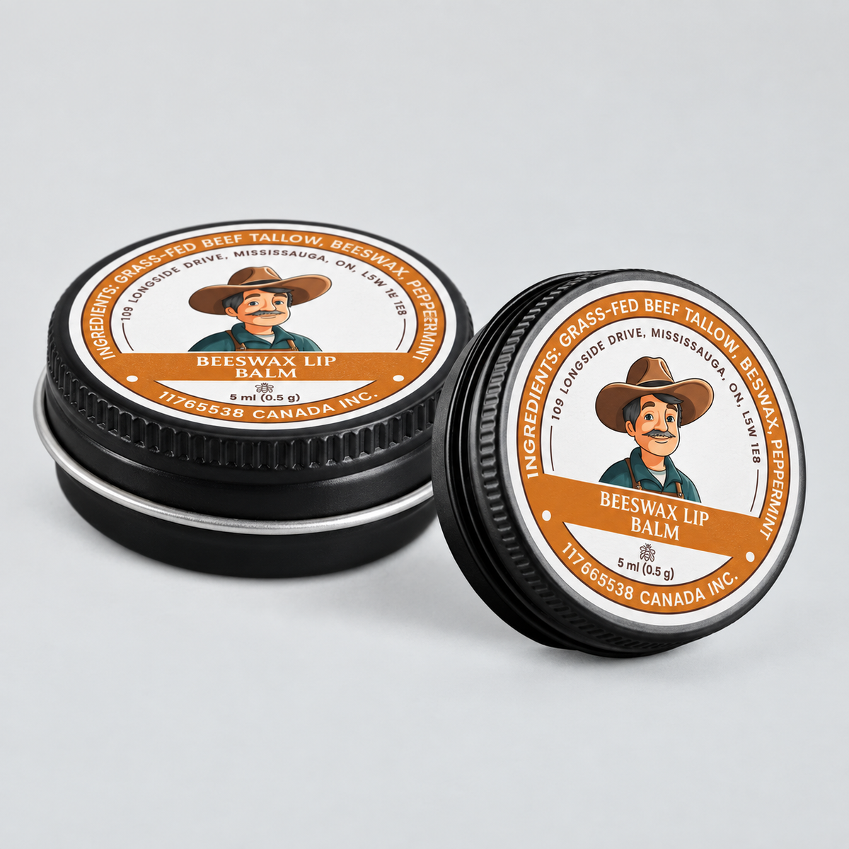 Peppermint Beeswax Lip Balm - 15 ml